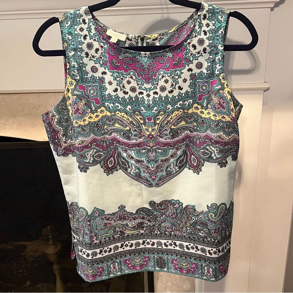 Talbots colorful lightweight tank size M